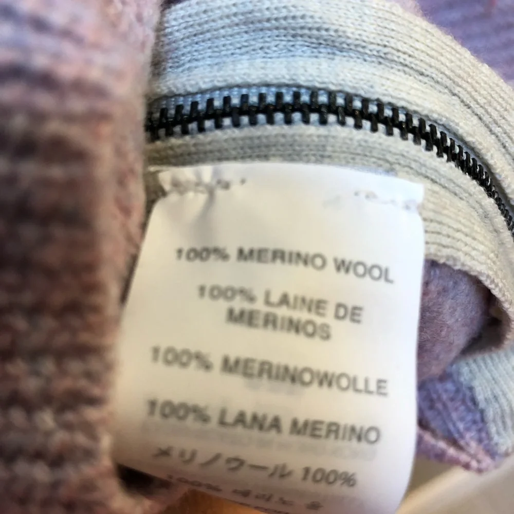J. Crew 100% Merino Wool Crew Neck Sweater with Zipper Sides